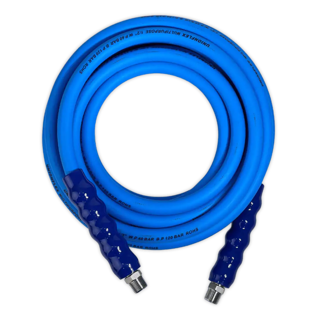 Flexible cold-rated food processing hose ideal for chilled dispatch lines. Durable 4-layer construction with reliable pressure performance.