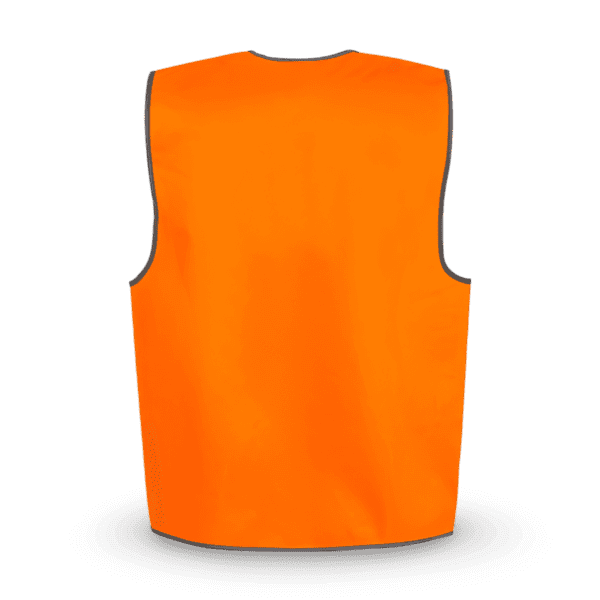 Hi Vis Safety Vest - Orange - Image 2