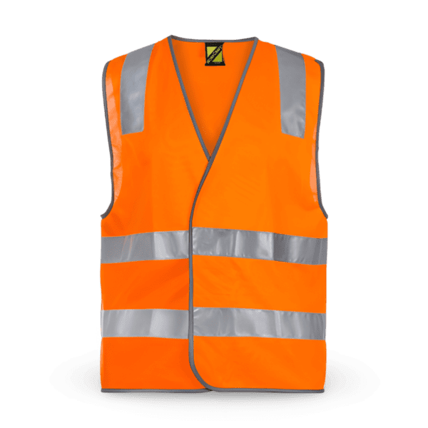 Hi Vis Safety Vest w/ Tape - Orange