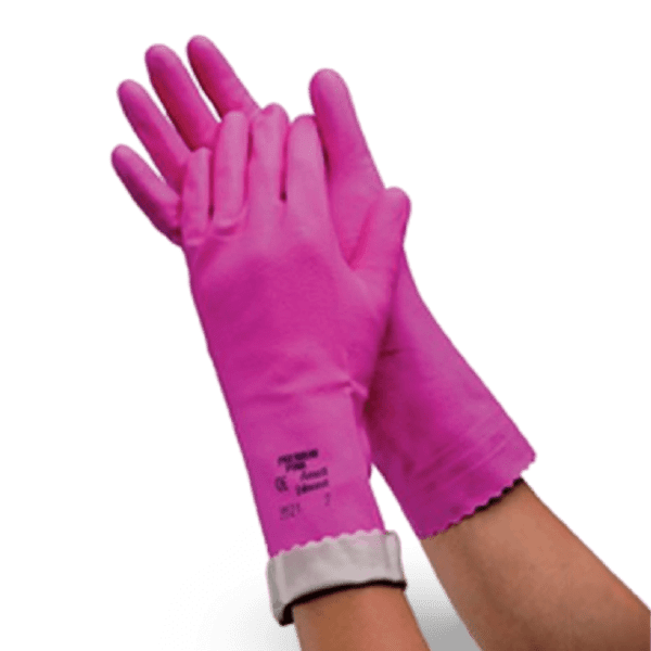 Latex Gloves (Pink) - Bunzl