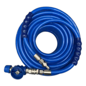 Versatile multi-purpose food processing hose designed for production lines. 4-layer construction with wide temperature tolerance and reliable pressure ratings.